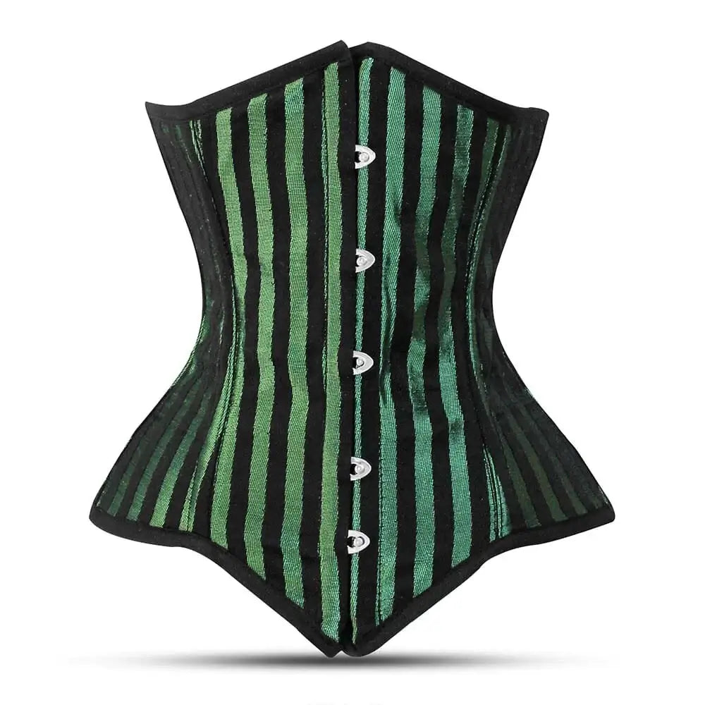 Green Under bust Lacemade corset