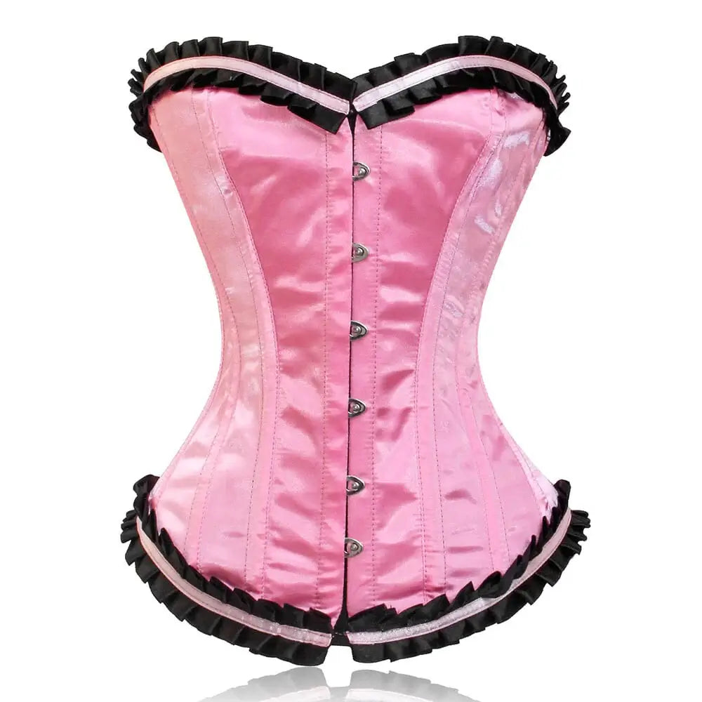 Hot Pink corset top - Lacemade Corset – Miss Leather Online