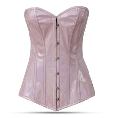 PVC Over Bust Corset Top - Laced Corset