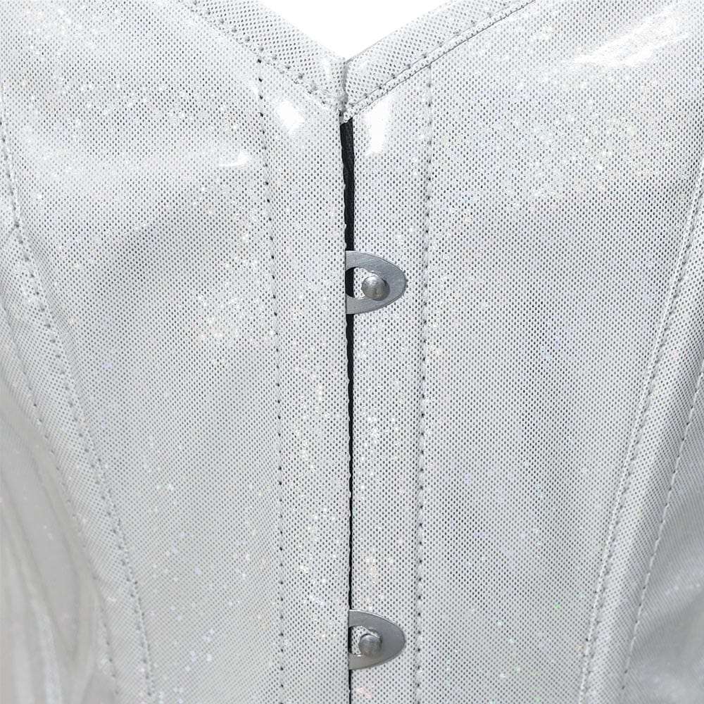 PVC Over Bust Corset Top - Laced Corset