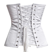 White Satin corset top