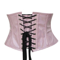 Pink PVC corset top - Waist cincher
