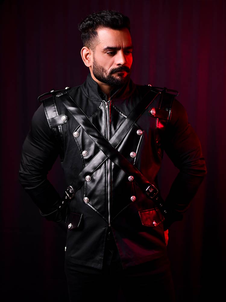 Steampunk Brocade Male corset