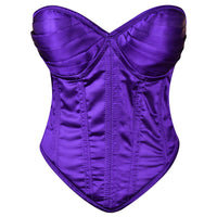 Purple Satin corset top