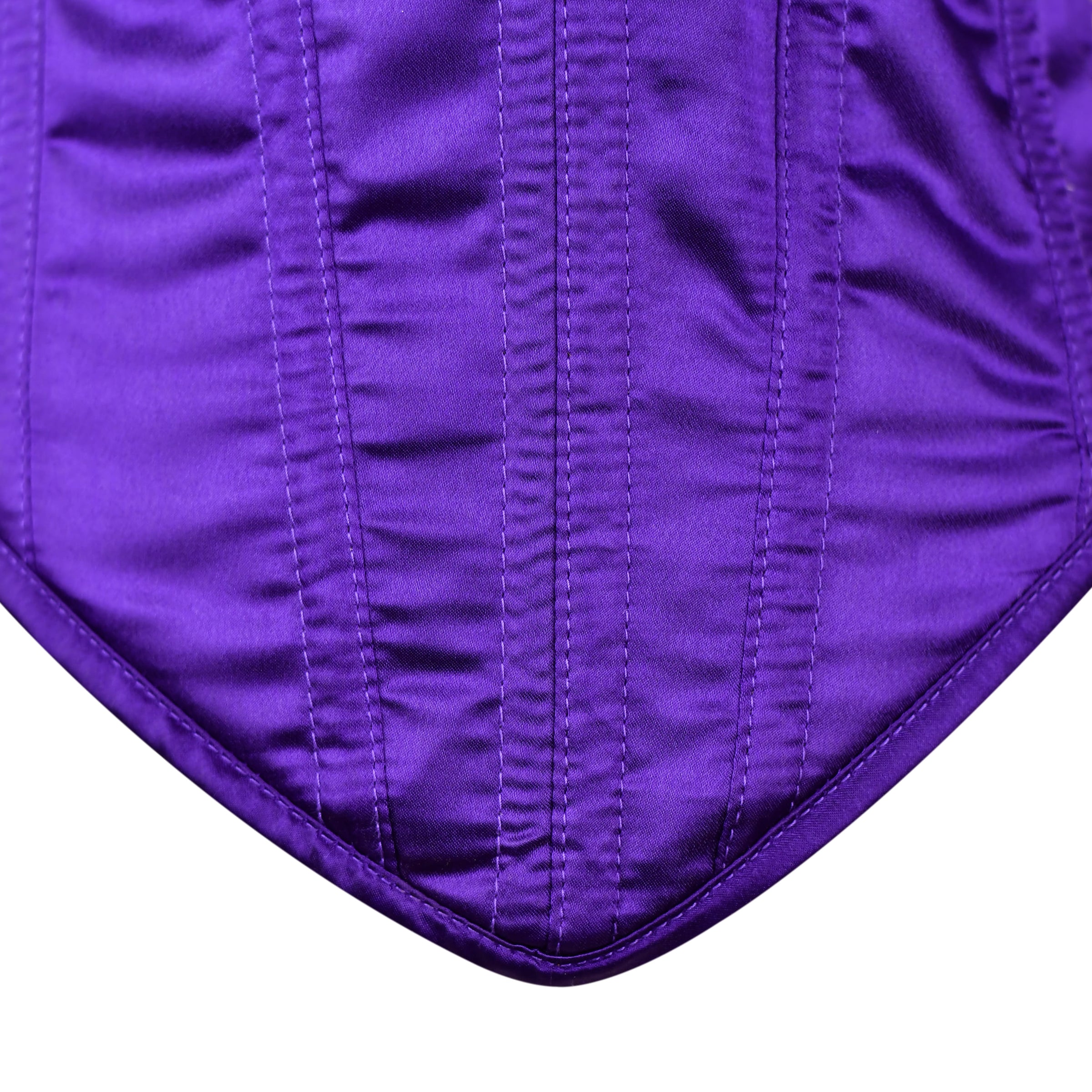 Purple Satin corset top
