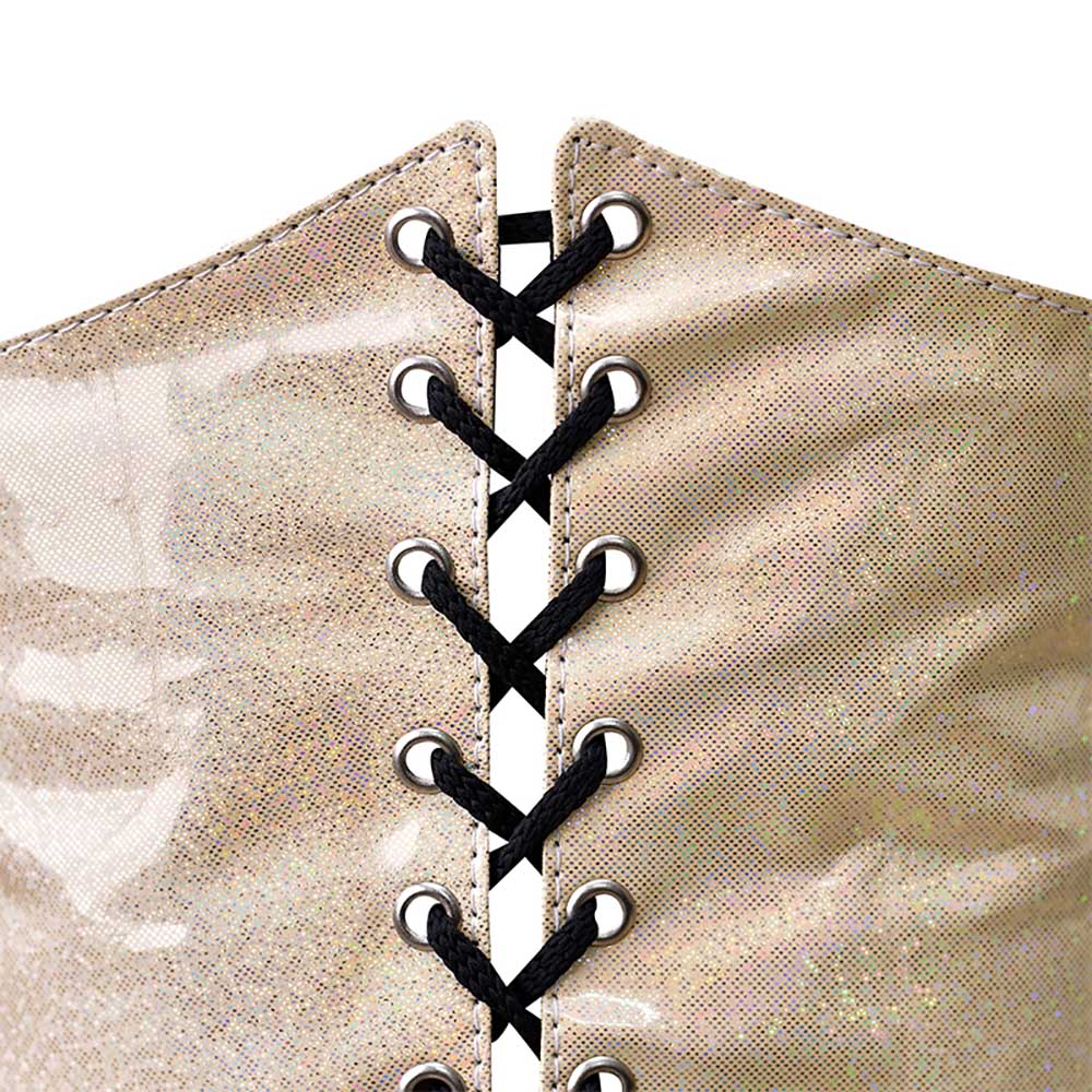 Gold corset top