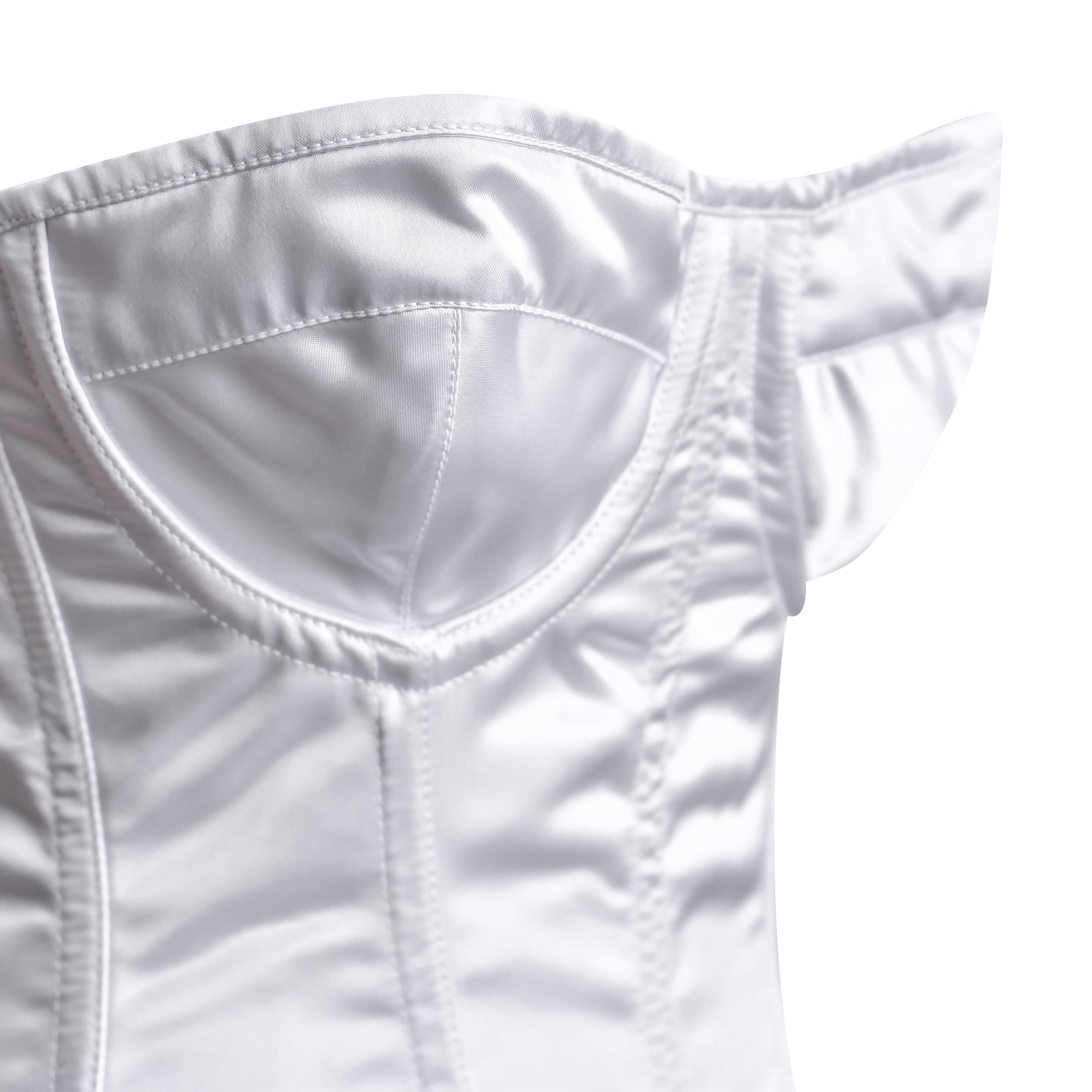 White Satin corset top
