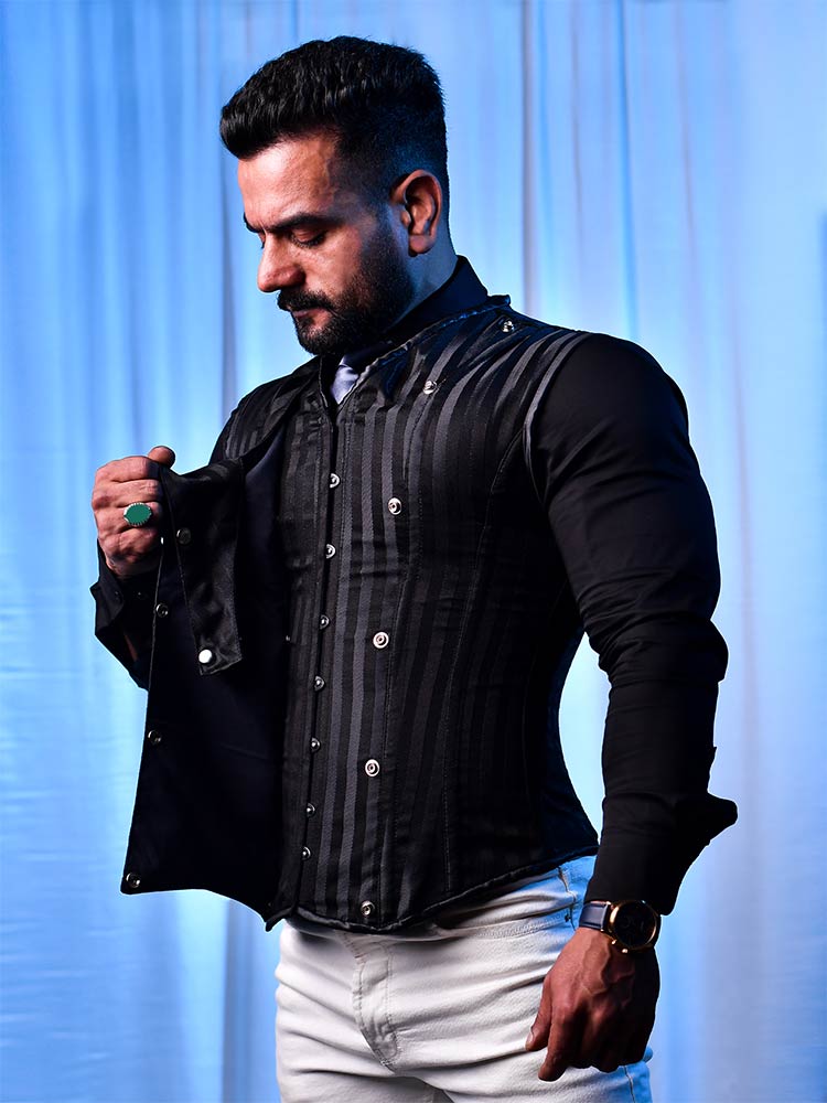 Corset Vest Male