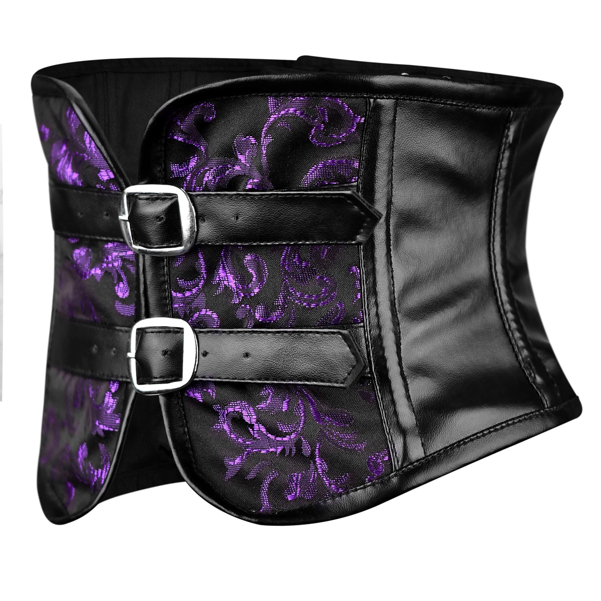 Purple Short torso corset Belt
