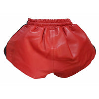 Mens Real Leather Shorts