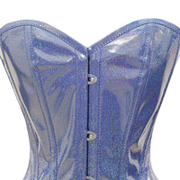 Light Blue Shiny corset