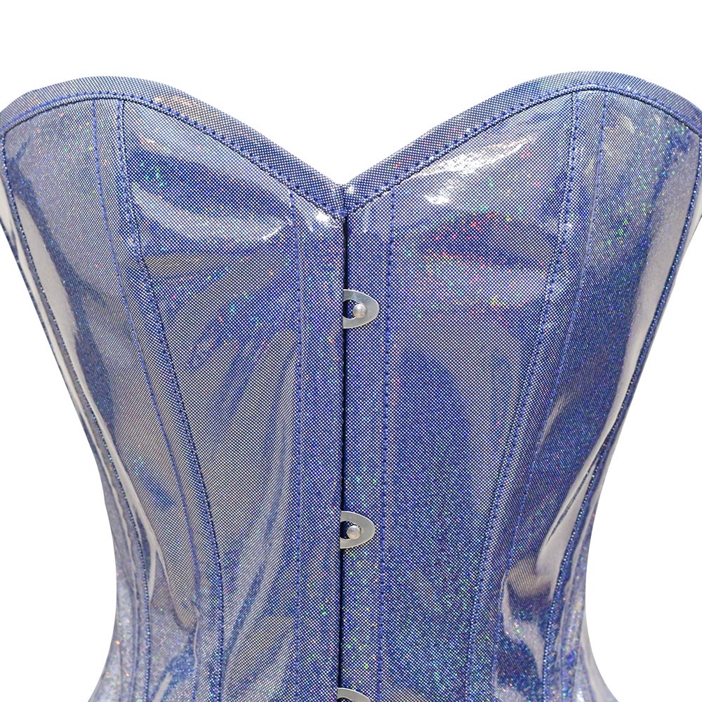 Light Blue Shiny corset
