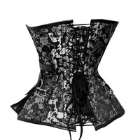 White and Black corset