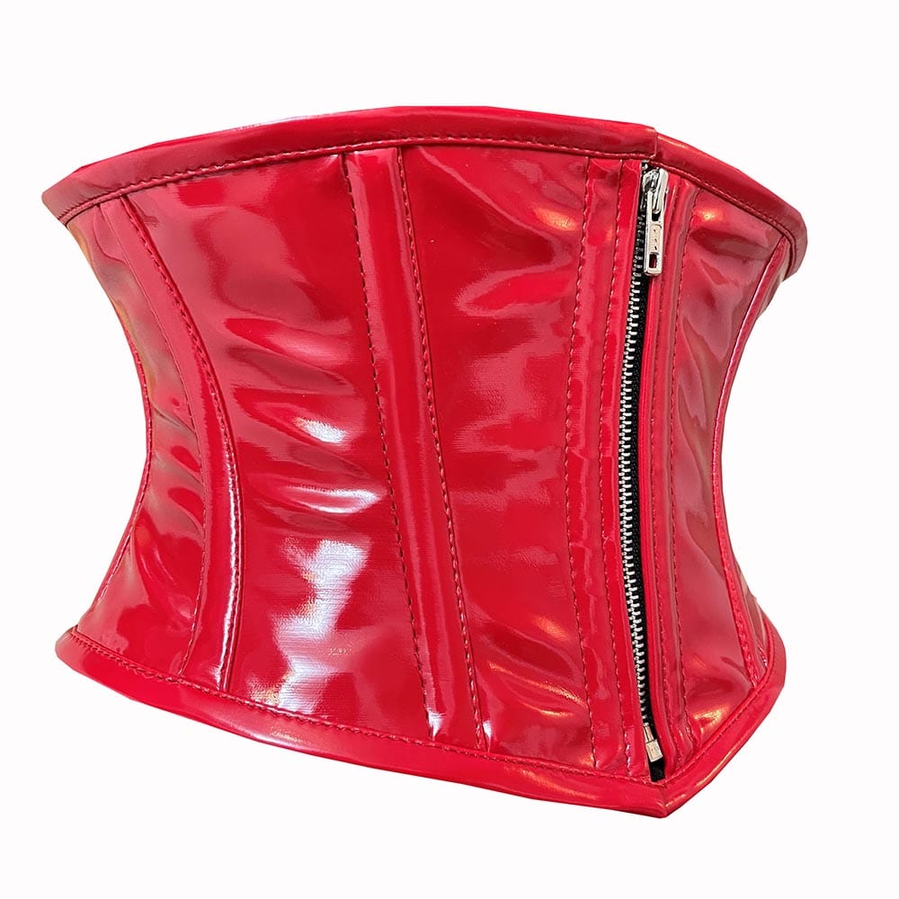 red waist cincher