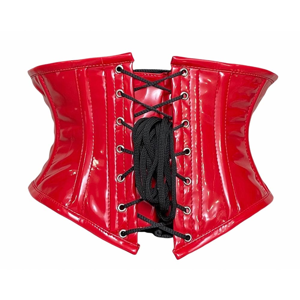 red waist cincher