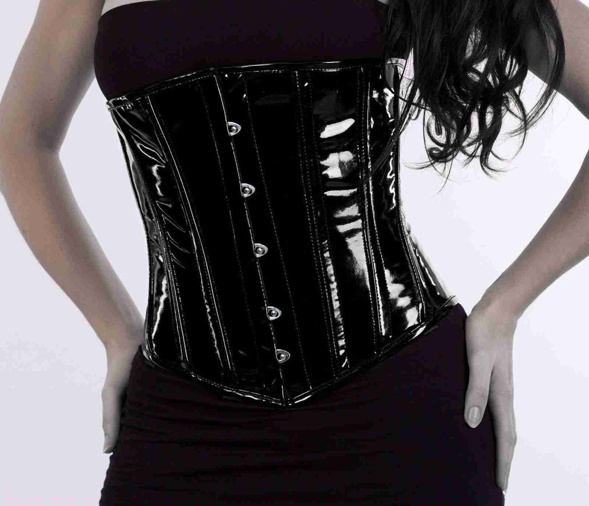 Plus size lace up corset