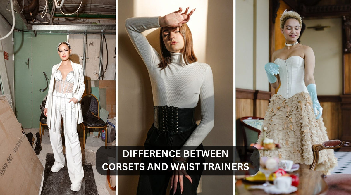 Vintage Cincher Waist Trainer Lace-up Bustier – Miss Leather Online