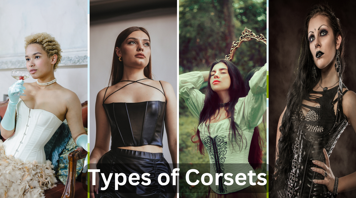 18 Types of Corsets With Photos - Choose your corset Style – Miss Leather  Online
