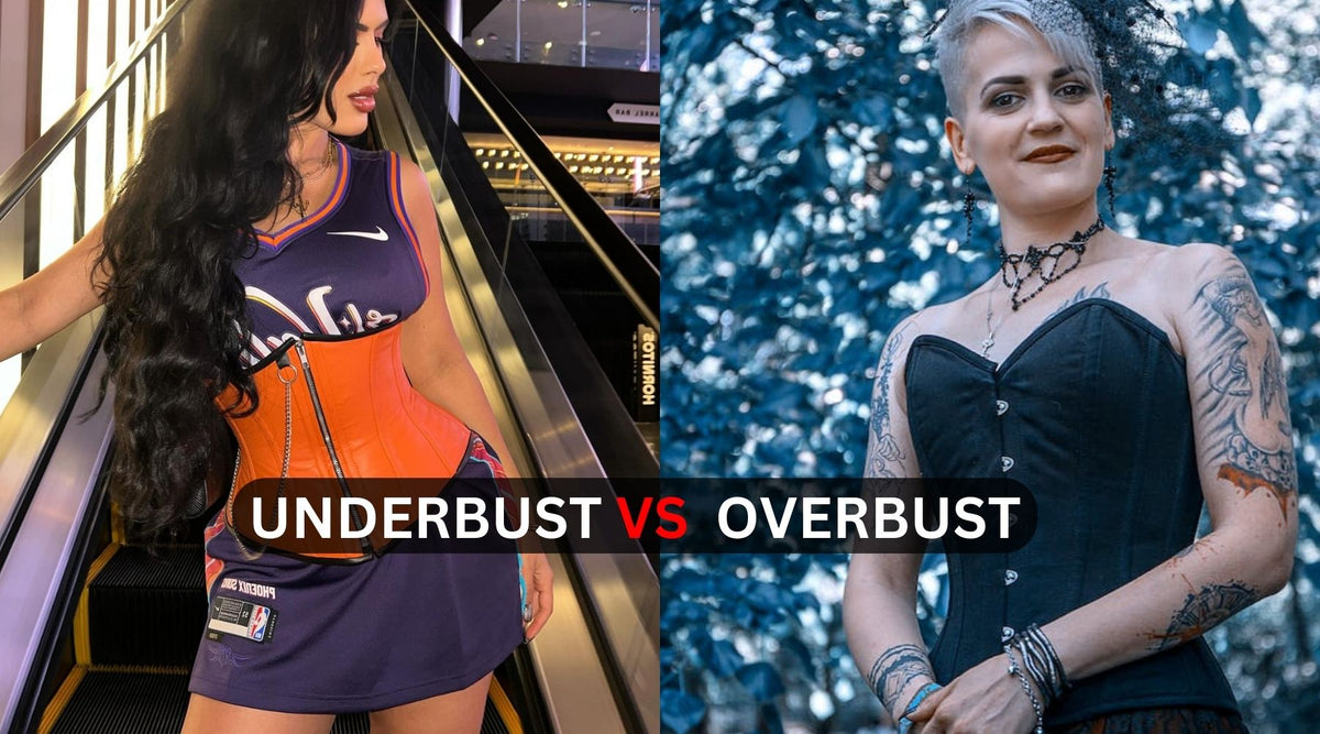 Overbust vs underbust Corsets