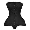 Black Authentic Cotton  Over bust Training Corset
