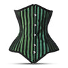 Red black corset - Lacing Under bust Corset
