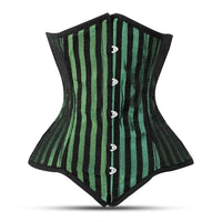 Black lace up corset - Under bust Lacemade corset