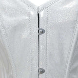 PVC  Over Bust Corset Top - Laced Corset