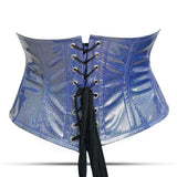 Short Torso PVC Corset Top - Waist cincher