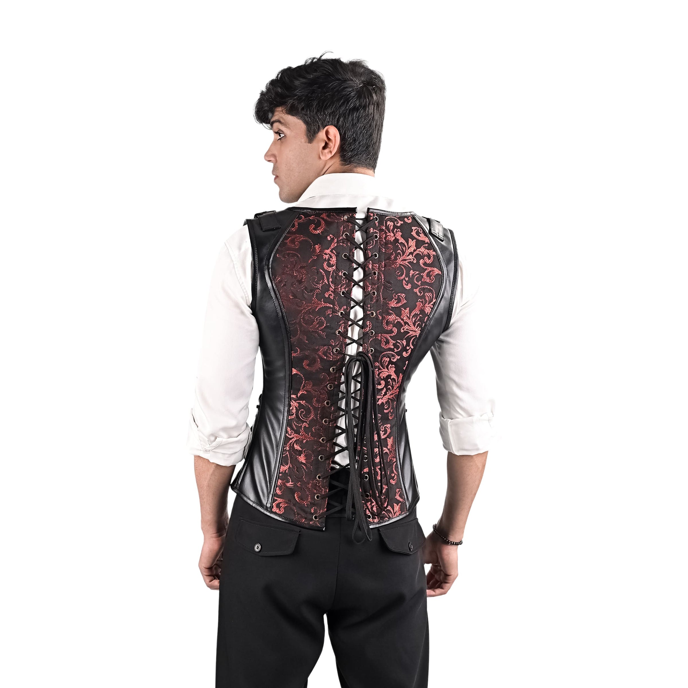 Victorian Style Mens Corset Vest