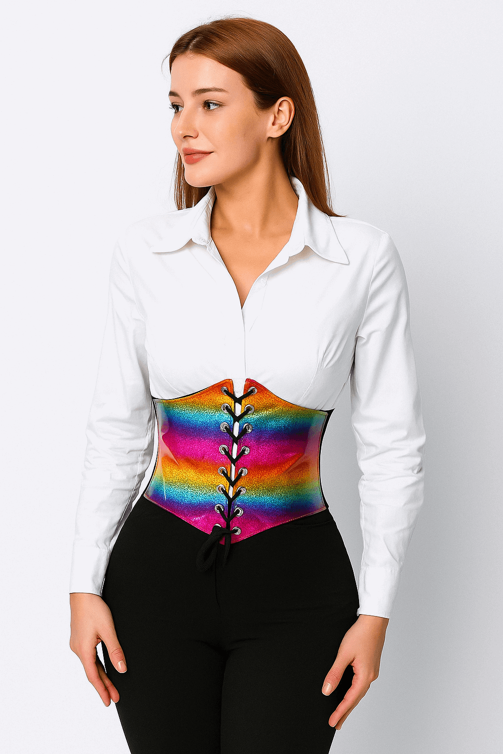 Pvc Shiny corset belt - Waist Belt