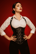 Underbust corset with shoulder straps - Lacemade Corset