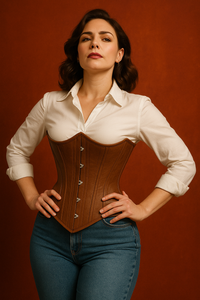 Brown Waist Under bust corset - Shapewear