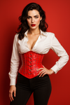 Red Corset Top - underbust Corset