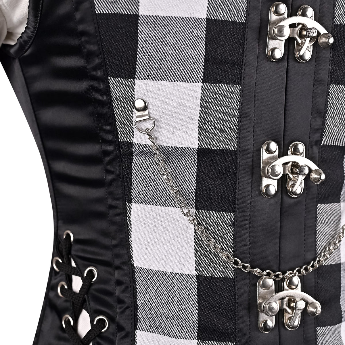Mens Tartan Corset Vest - Male Corset