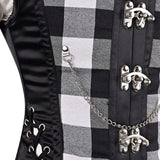 Mens Tartan Corset Vest - Male Corset