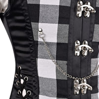 Mens Tartan Corset Vest - Male Corset
