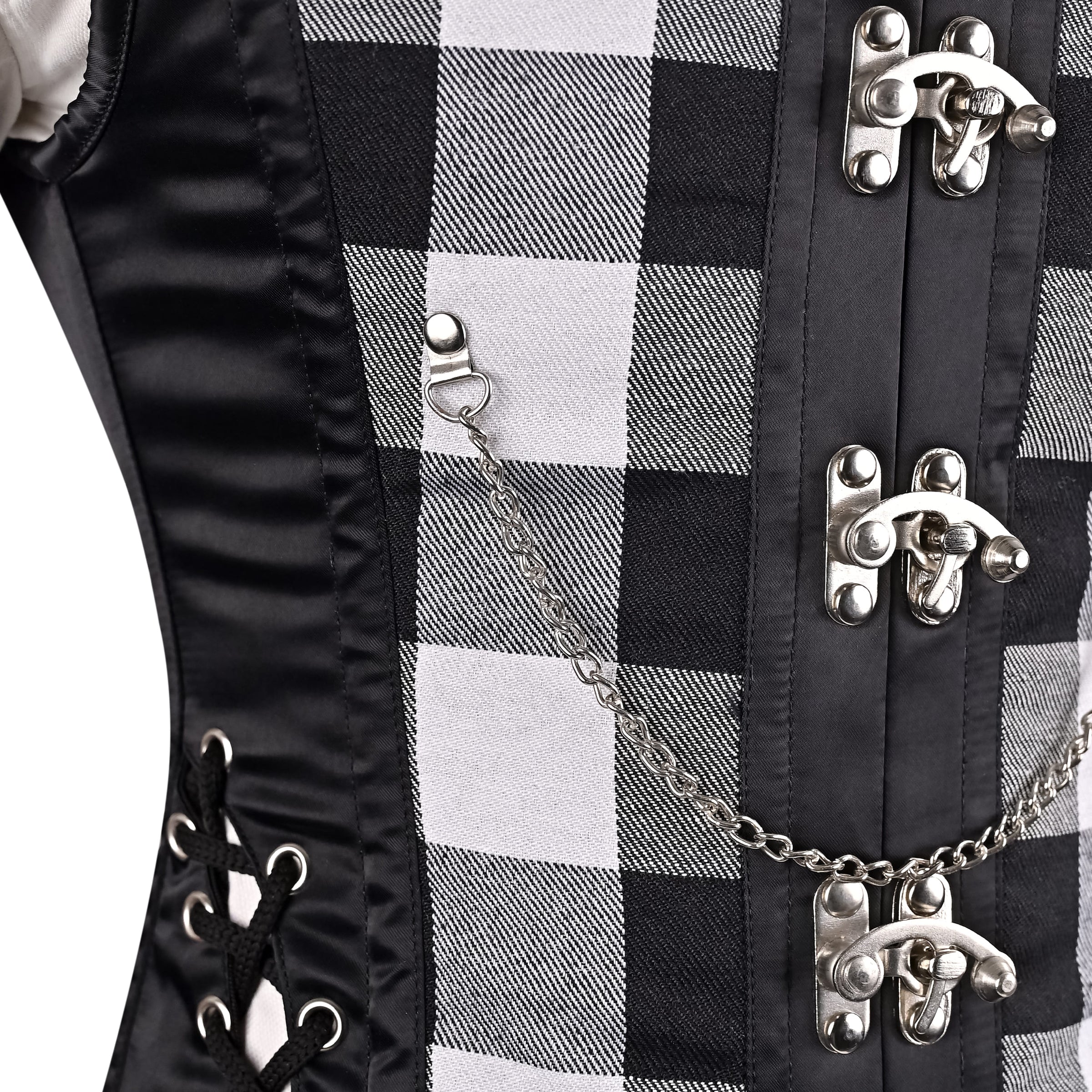 Mens Tartan Corset Vest - Male Corset