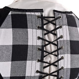 Mens Tartan Corset Vest - Male Corset