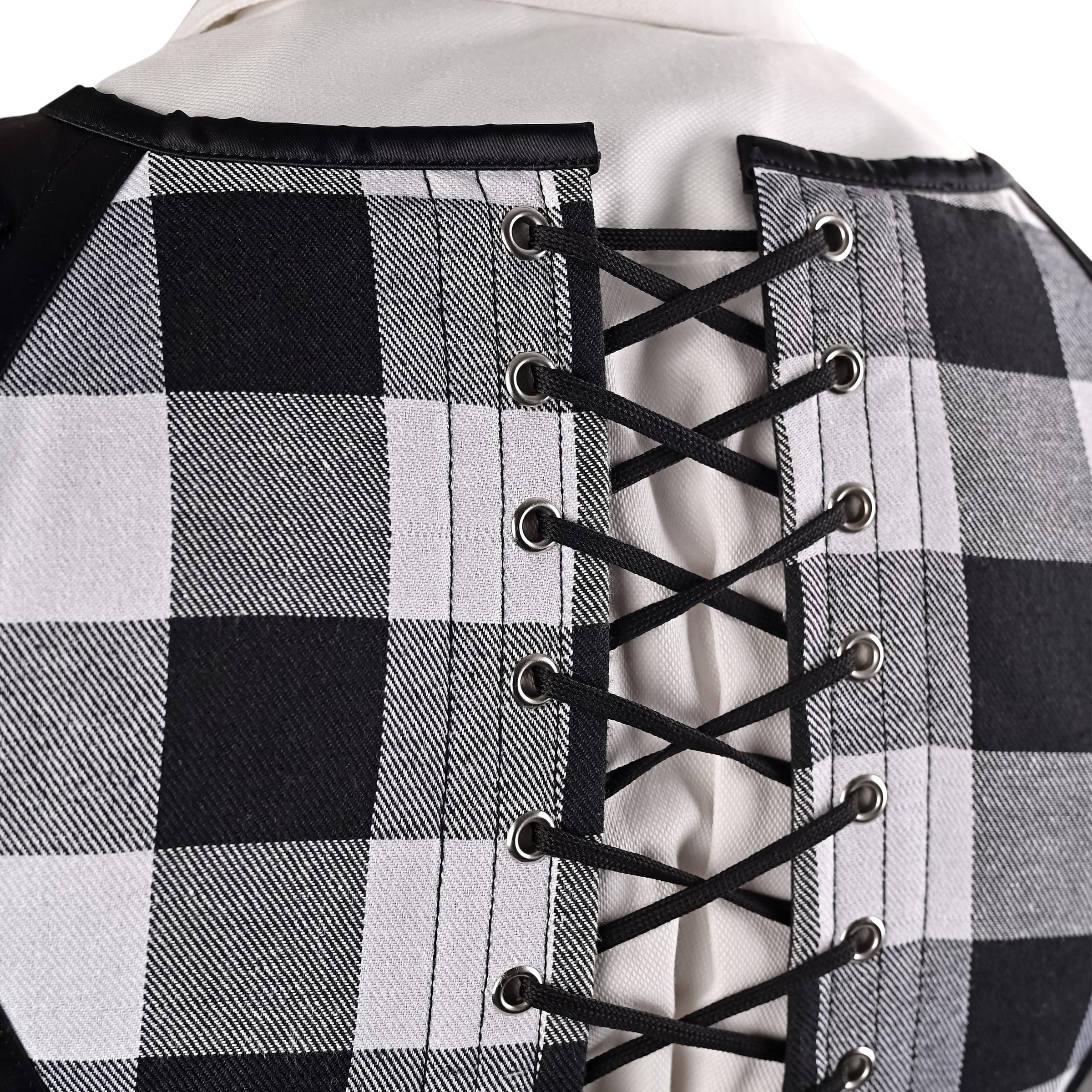 Mens Tartan Corset Vest - Male Corset