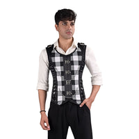 Mens Tartan Corset Vest - Male Corset