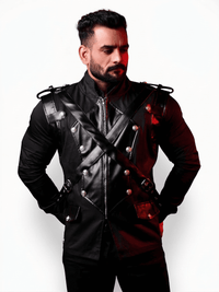 Steampunk Brocade Male corset - Mens corset