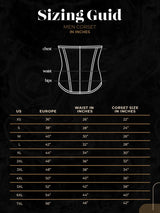 Black Under Bust Leather Corset For Men
