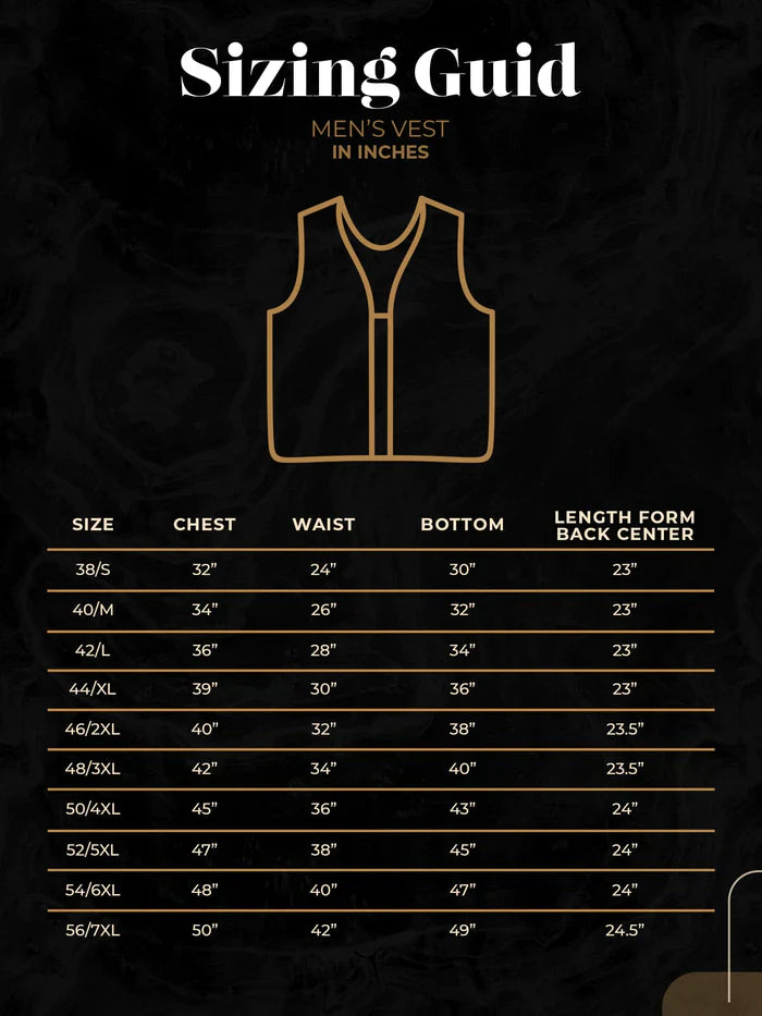 Brocade Male Corset Vest Blue