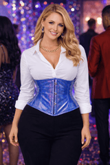Short Torso PVC Corset Top - Waist cincher