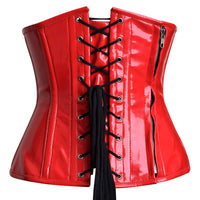 Plus Size Red Under bust Corset Top