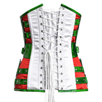 Multi Color Steampunk corset Top - Laced Corset