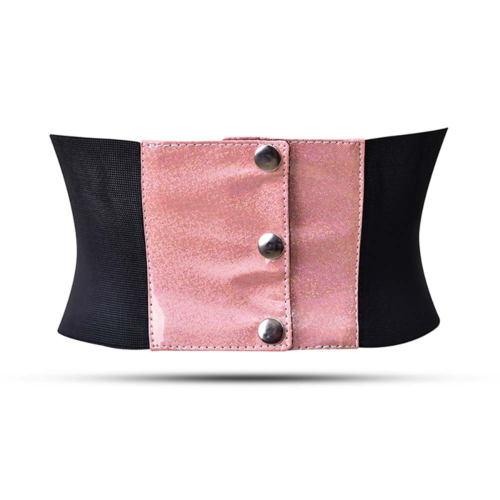 Pink Waist Cincher - Under bust corset belt