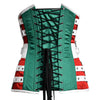 Multi Color satin corset top