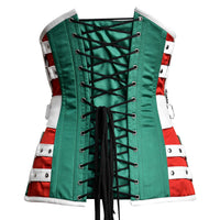 Multi Color satin corset top