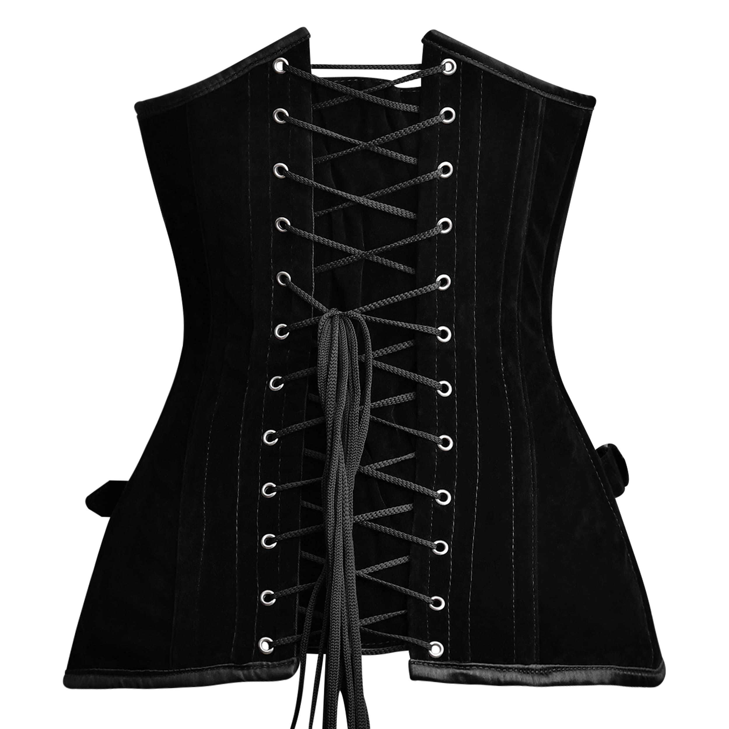 Black Velvet corset Top - Over The Bust – Miss Leather Online